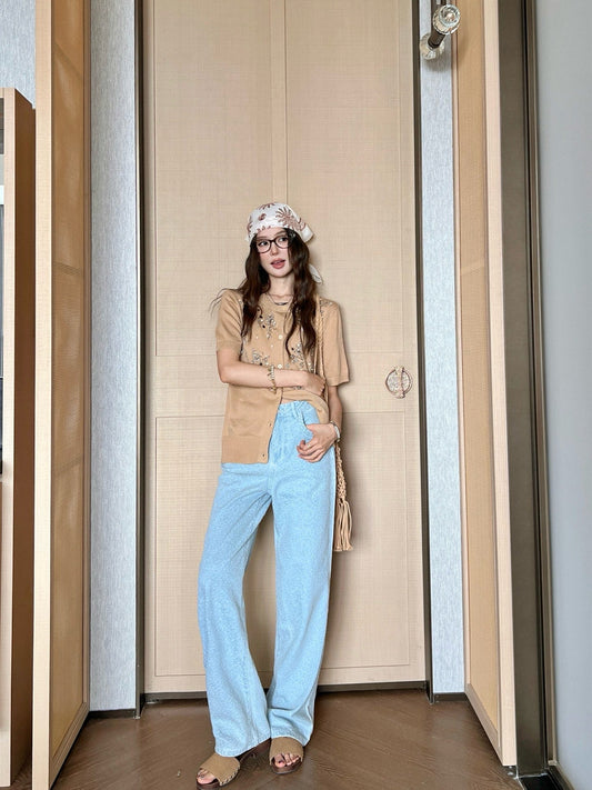 Chan NEW straight jeans