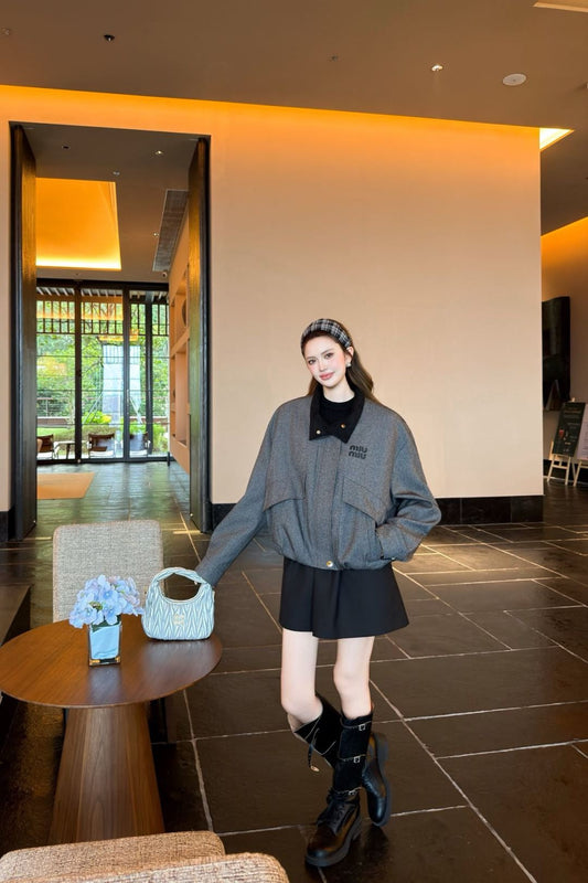 Miu NEW baseball jacket