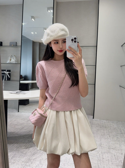 Brun NEW Plaid sweater