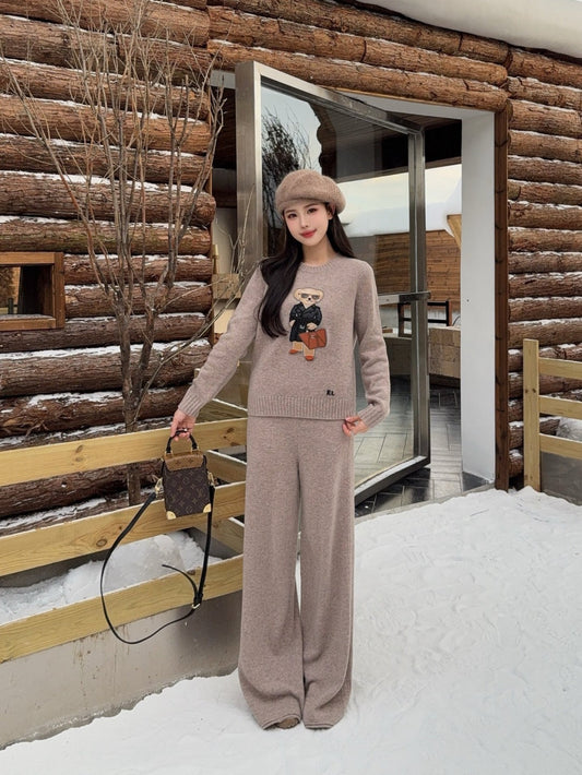 Ral NEW Sweater and straight-leg pants set