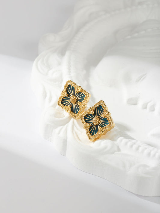 Herm New floral earrings